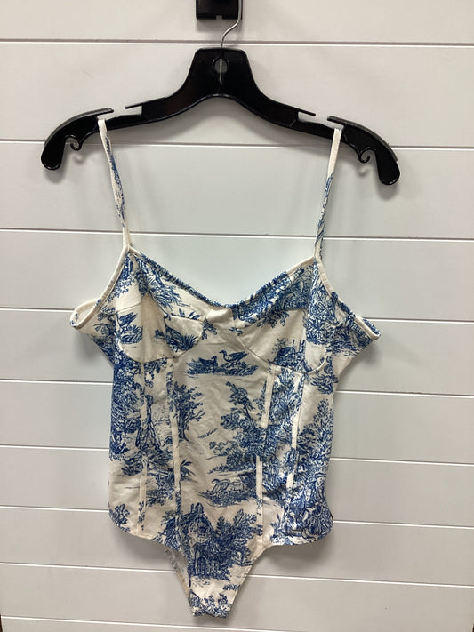 Bodysuit By Cmc In Blue & Cream, Size:XL