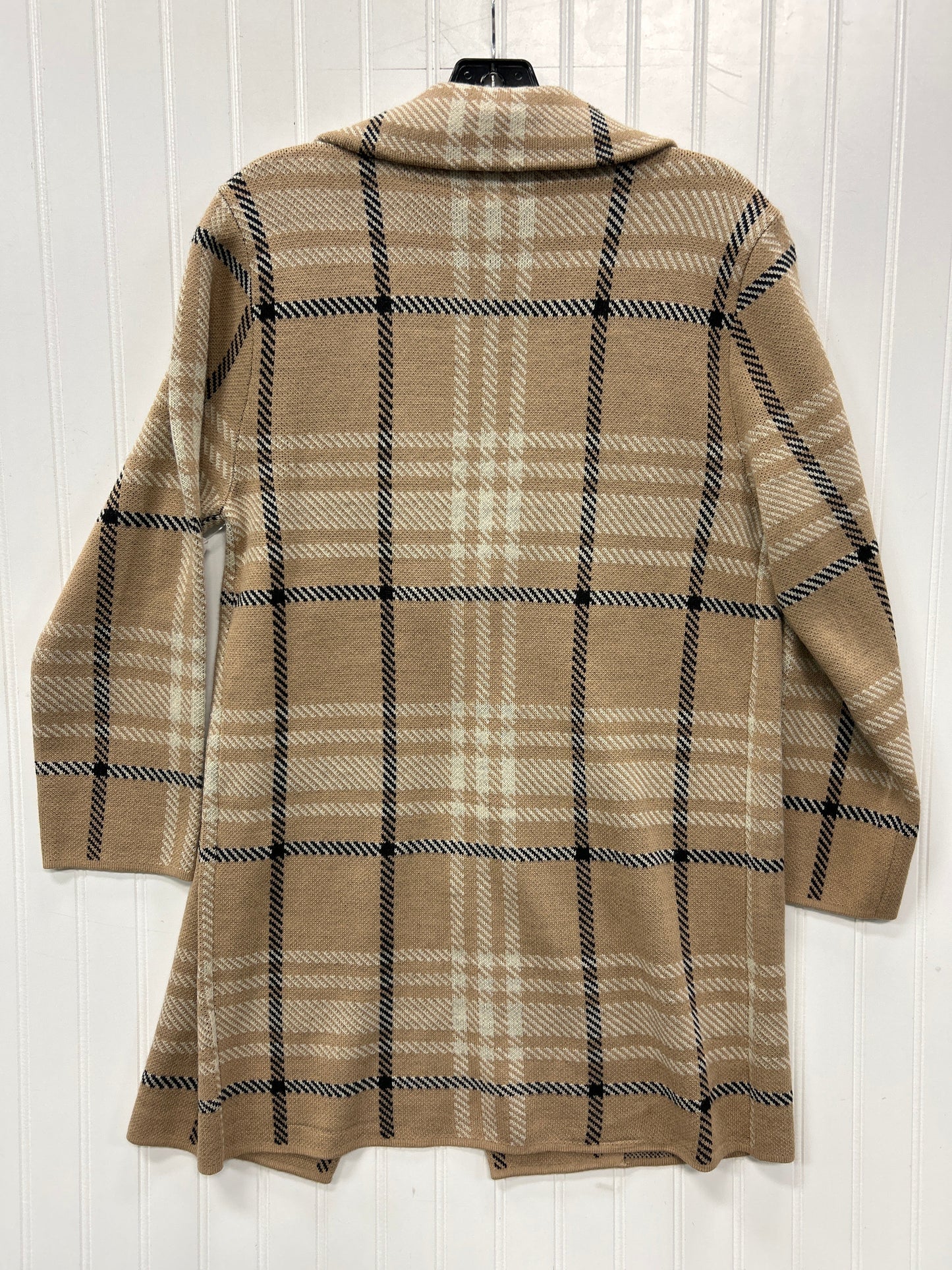 Sweater Cardigan By Anne Klein In Tan, Size:S