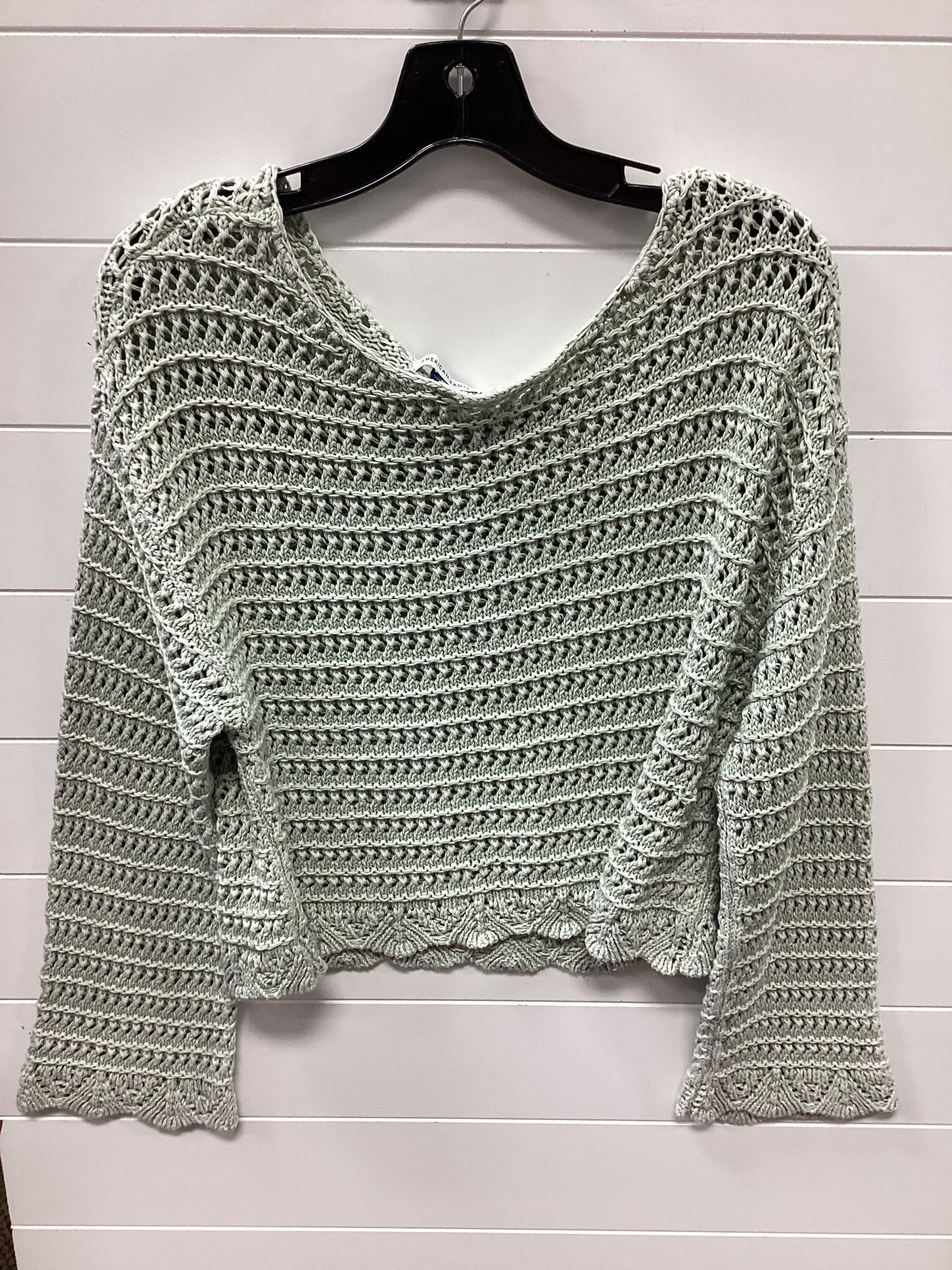 Sweater By American Eagle In Green, Size:L