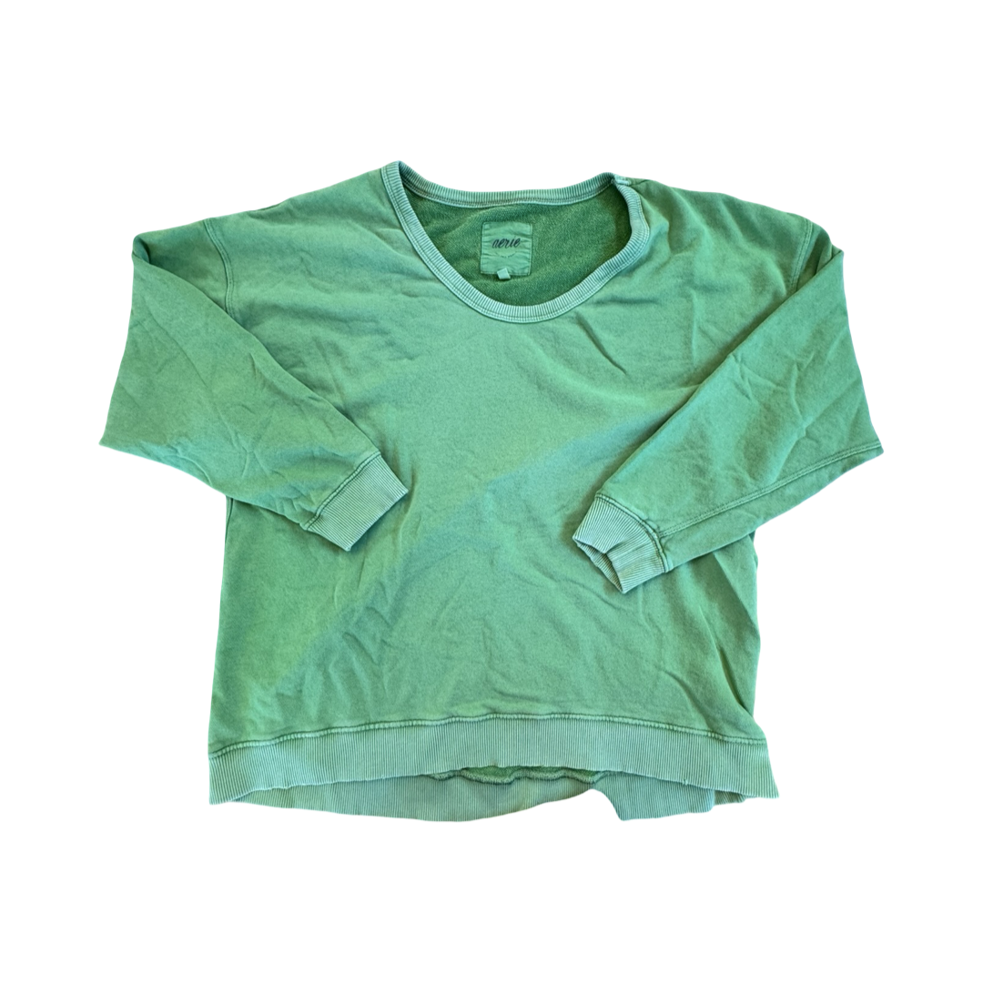 Sweatshirt Crewneck By Aerie In Green, Size:M