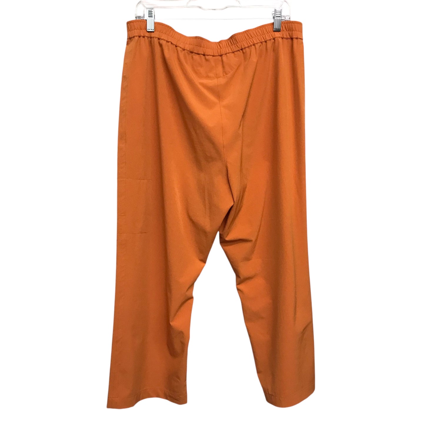 Athletic Pants By Chicos In Orange, Size:L