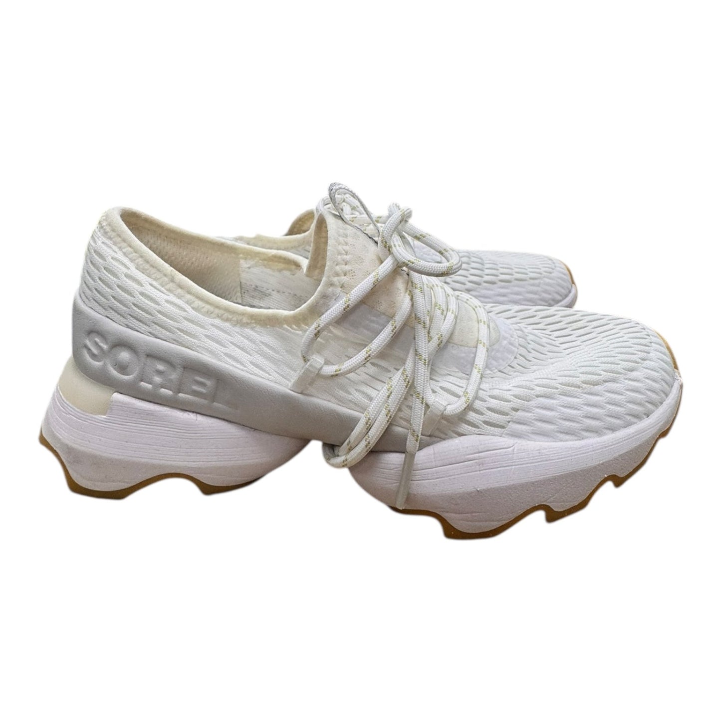 Shoes Designer By Sorel In White, Size:5.5