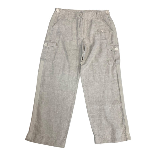 Pants Linen By Talbots In Tan, Size:14