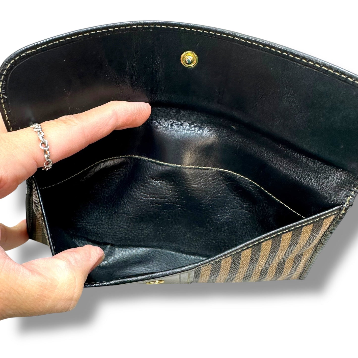 Vintage Wallet Luxury Designer By Fendi, Size: Small