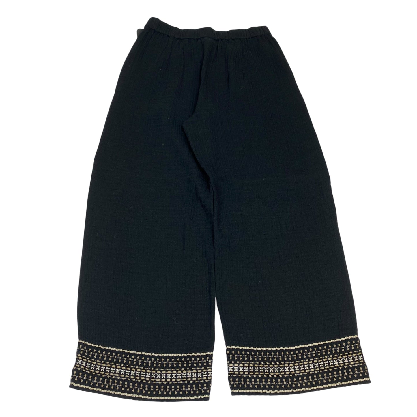 PANTS CROPPED by PURE JILL in BLACK, Size:XS