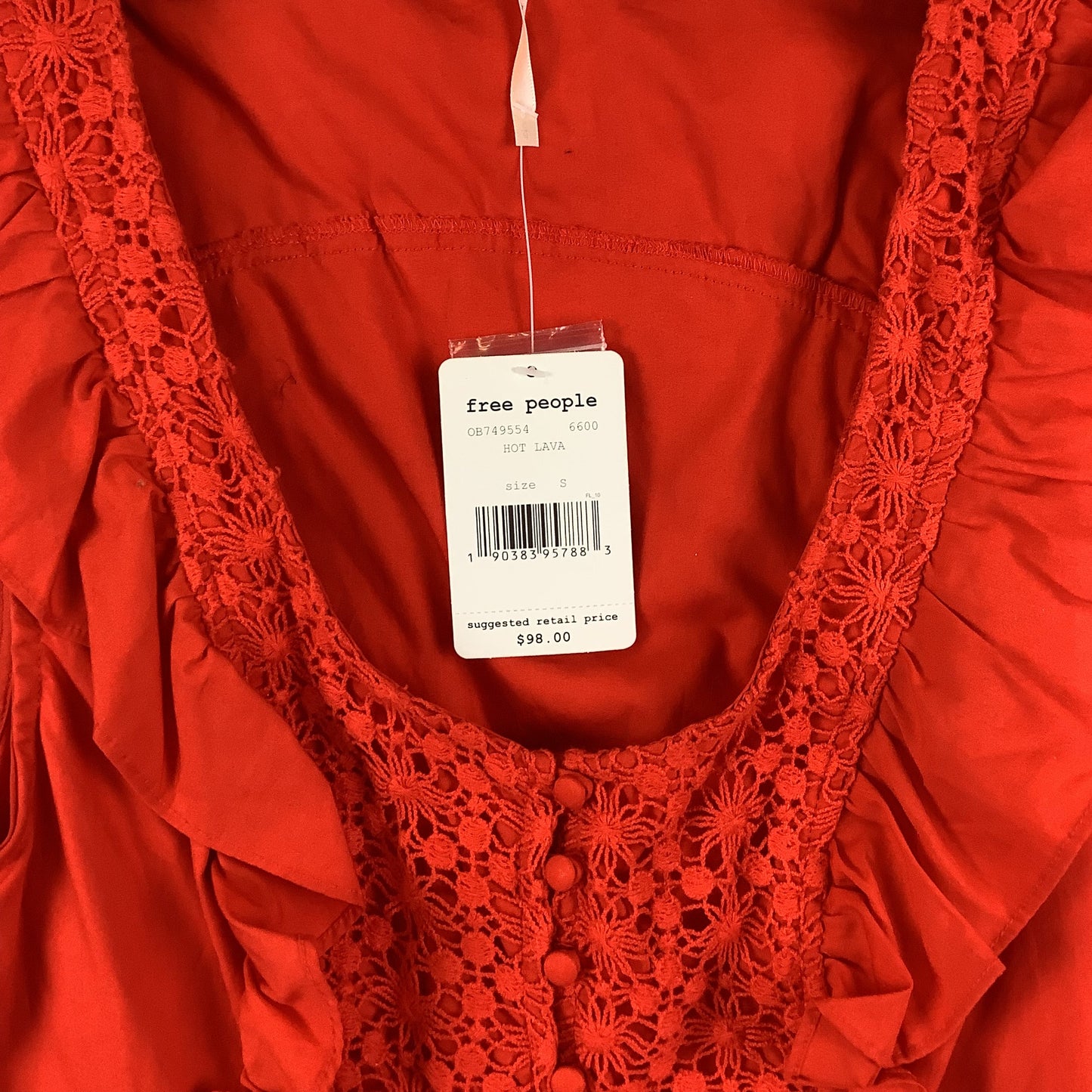Dress Casual Short By Free People In Red, Size: S