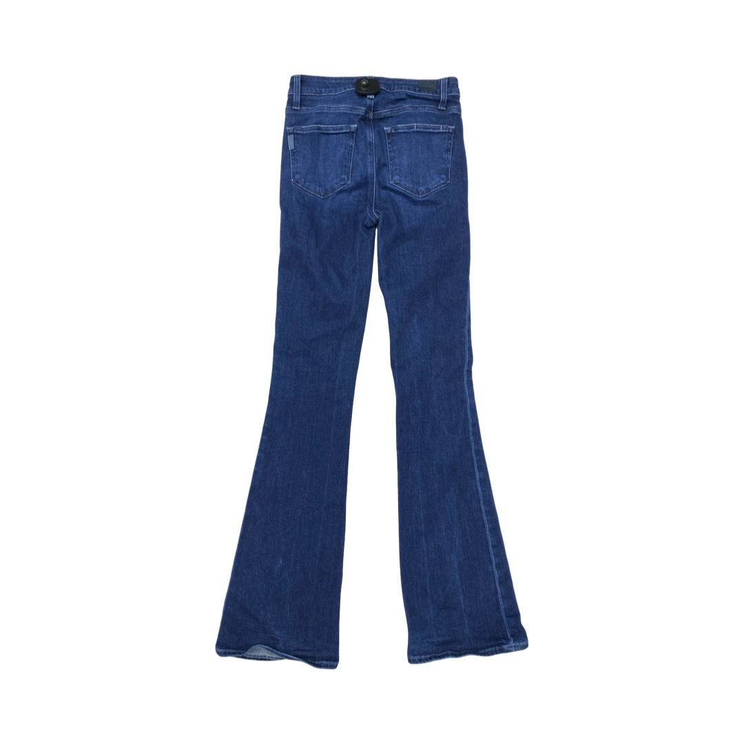 Jeans Flared By Paige In Blue Denim, Size:6