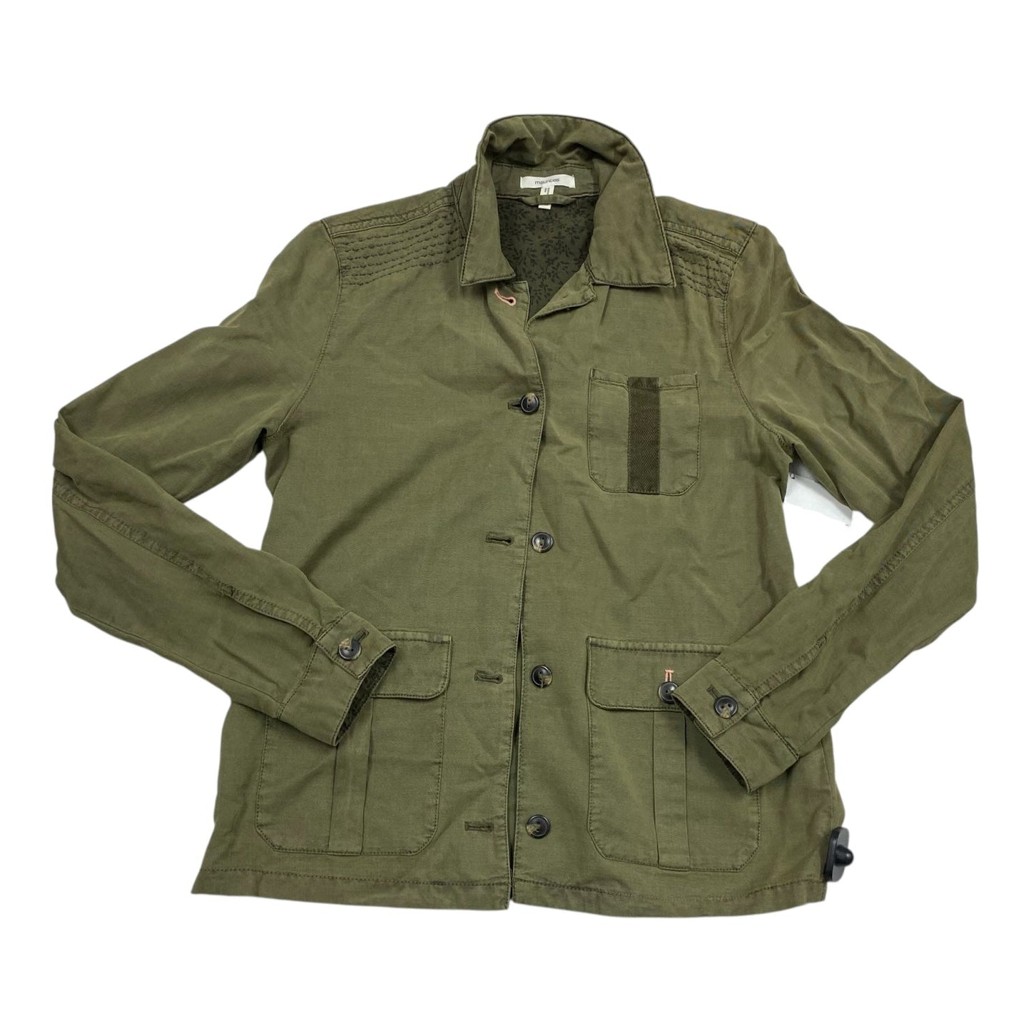 Jacket Shirt By Maurices In Green, Size:Xs