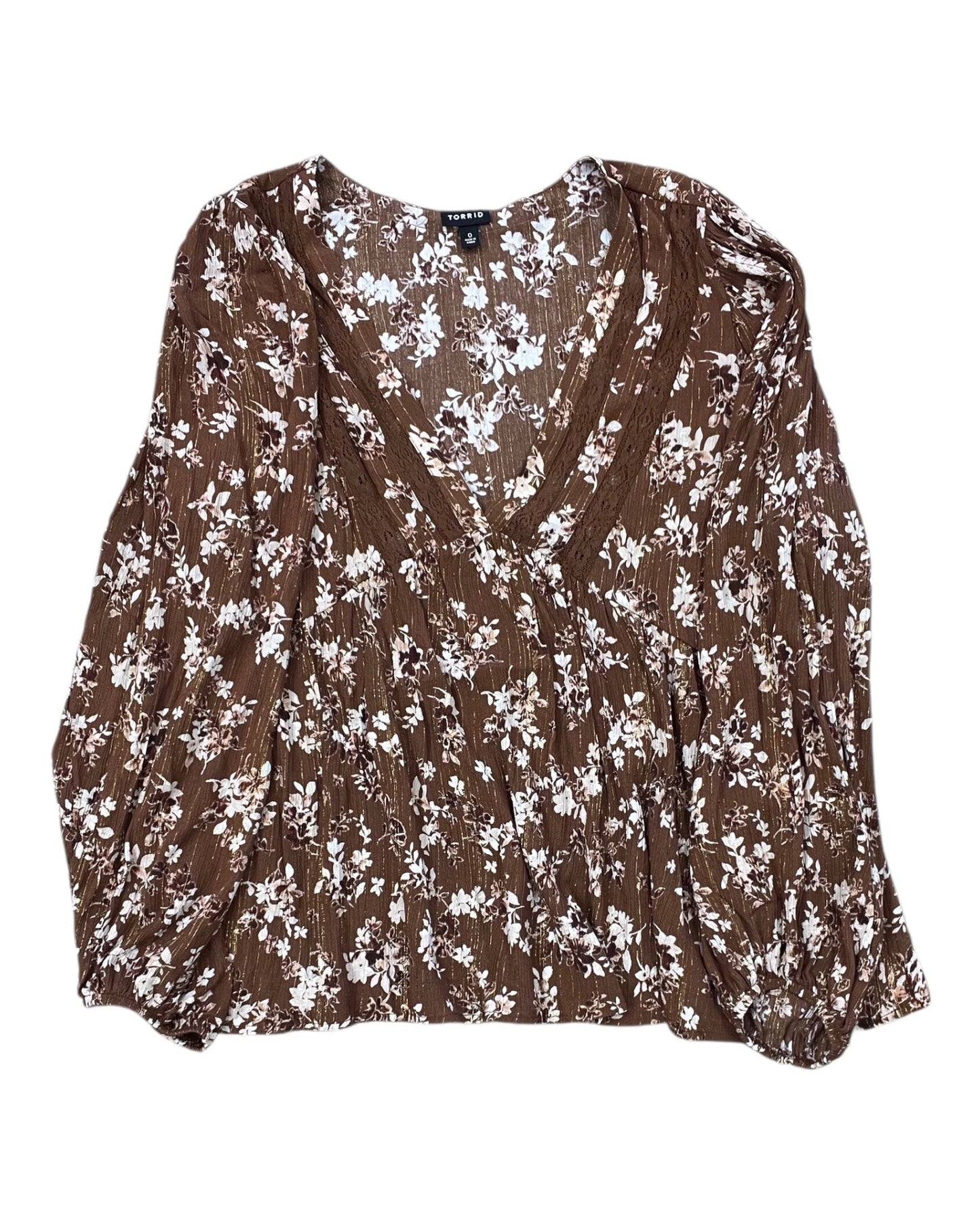 Top Ls By Torrid In Brown, Size:L