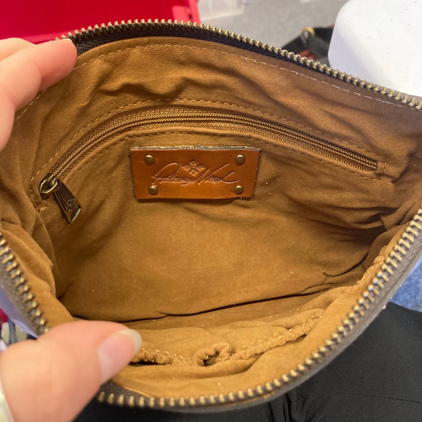 Wristlet Designer By Patricia Nash In Brown, Size:Medium