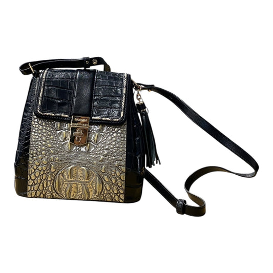 Crossbody Designer By Brahmin In Black, Size:Medium