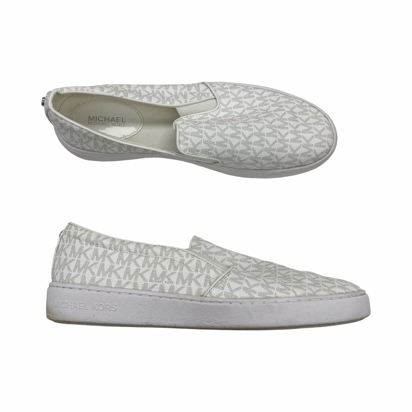 Shoes Designer By Michael Kors In White, Size:11