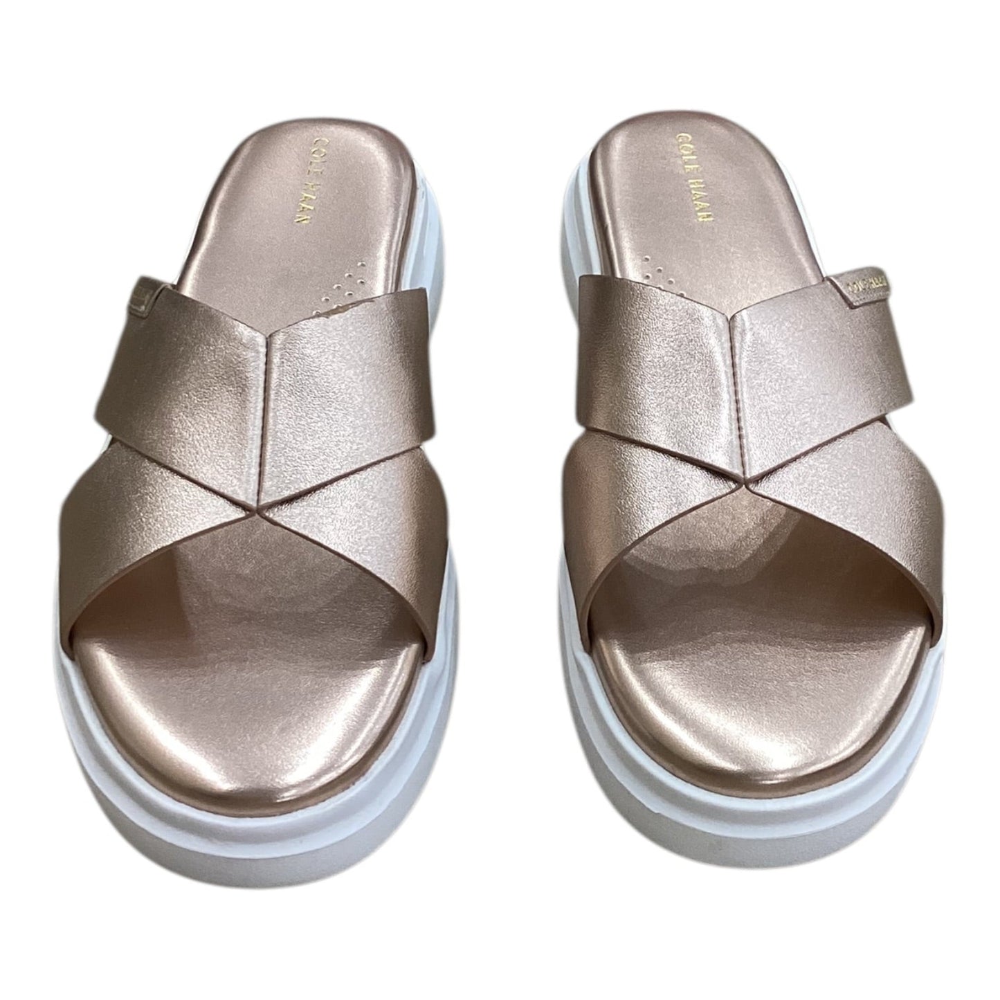Sandals Flats By Cole-Haan In Rose Gold, Size:9.5