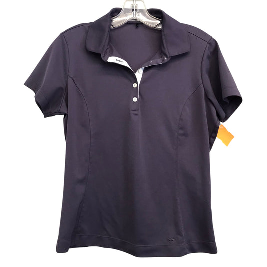 Athletic Top Ss By Nike Apparel In Purple, Size:M