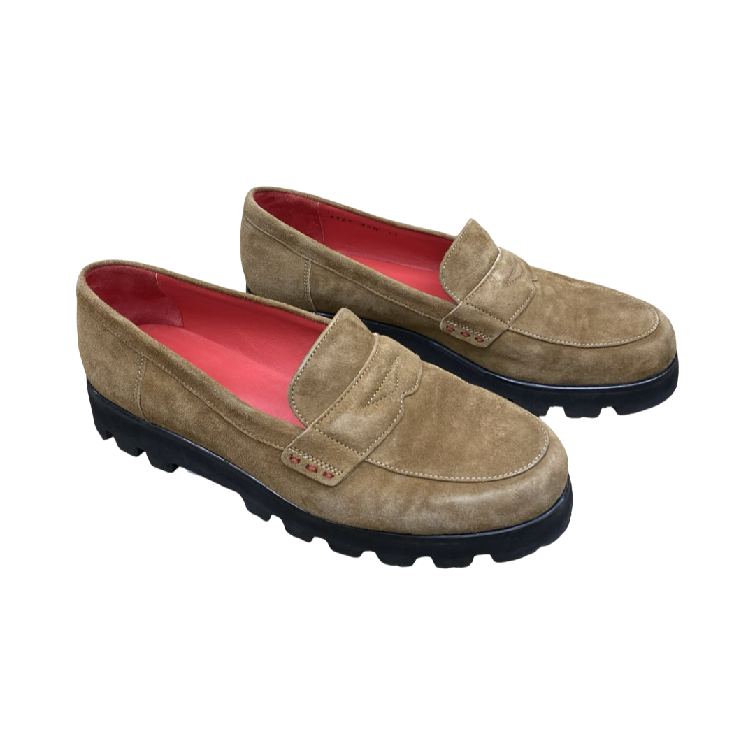 Shoes Flats By Cmc In Brown, Size:8