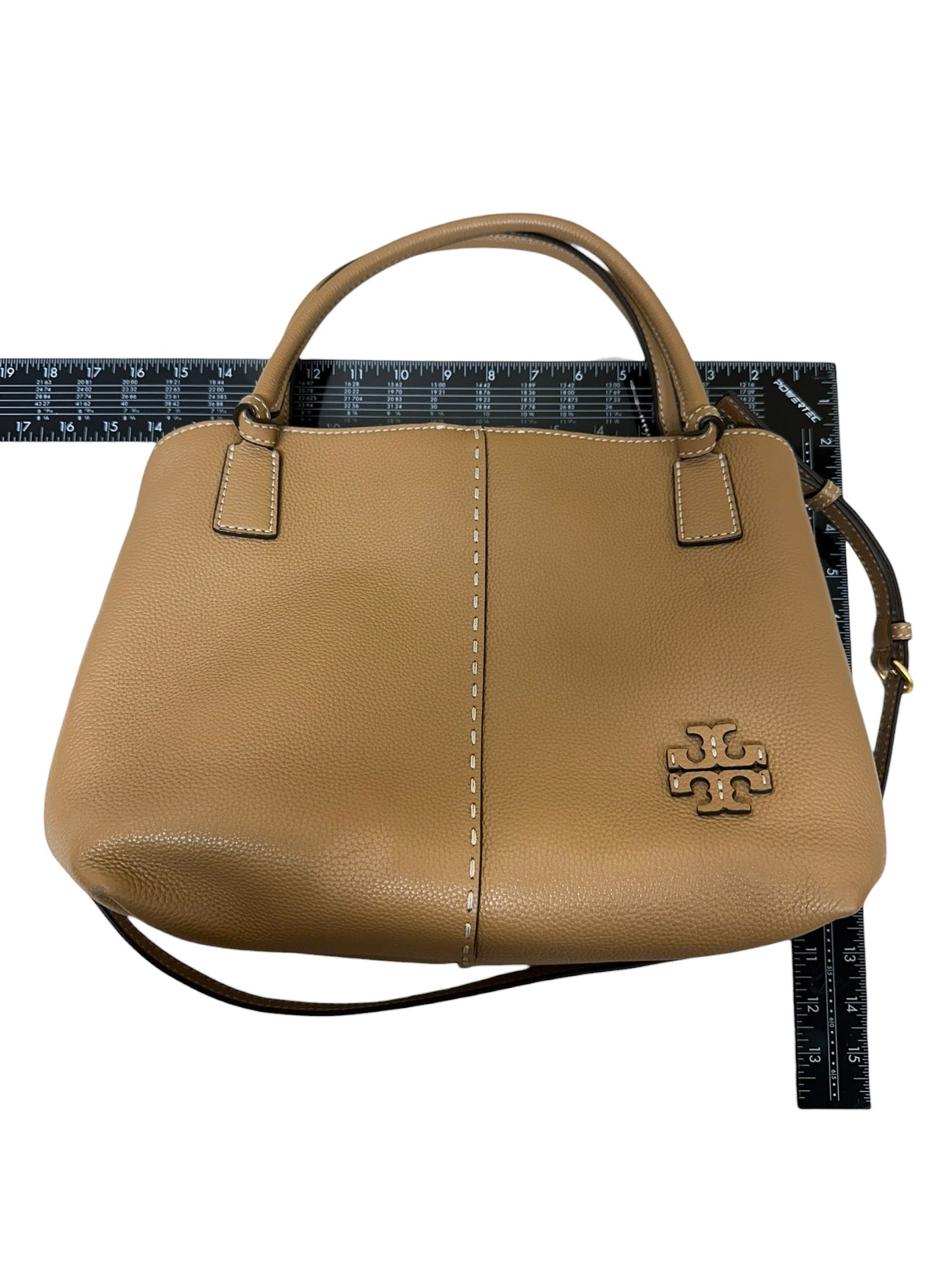 Handbag Designer By Tory Burch In Brown, Size:Medium