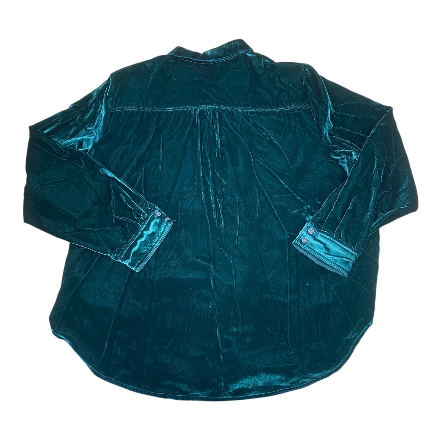 Top Ls By Pilcro In Green, Size:1X