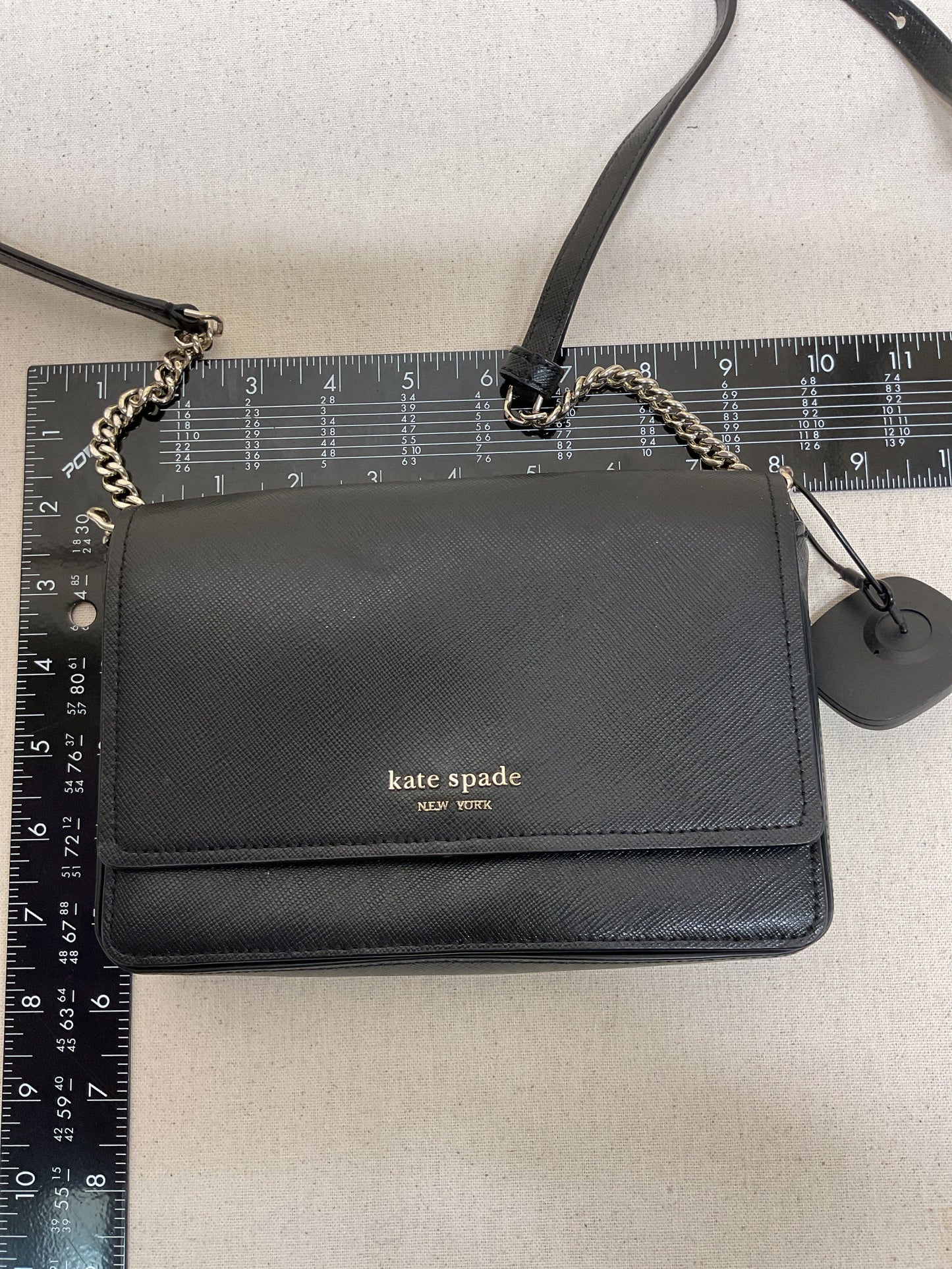 Crossbody Designer By Kate Spade In Black, Size:Small