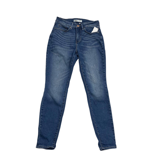Jeans Skinny By Levis In Blue Denim, Size:6