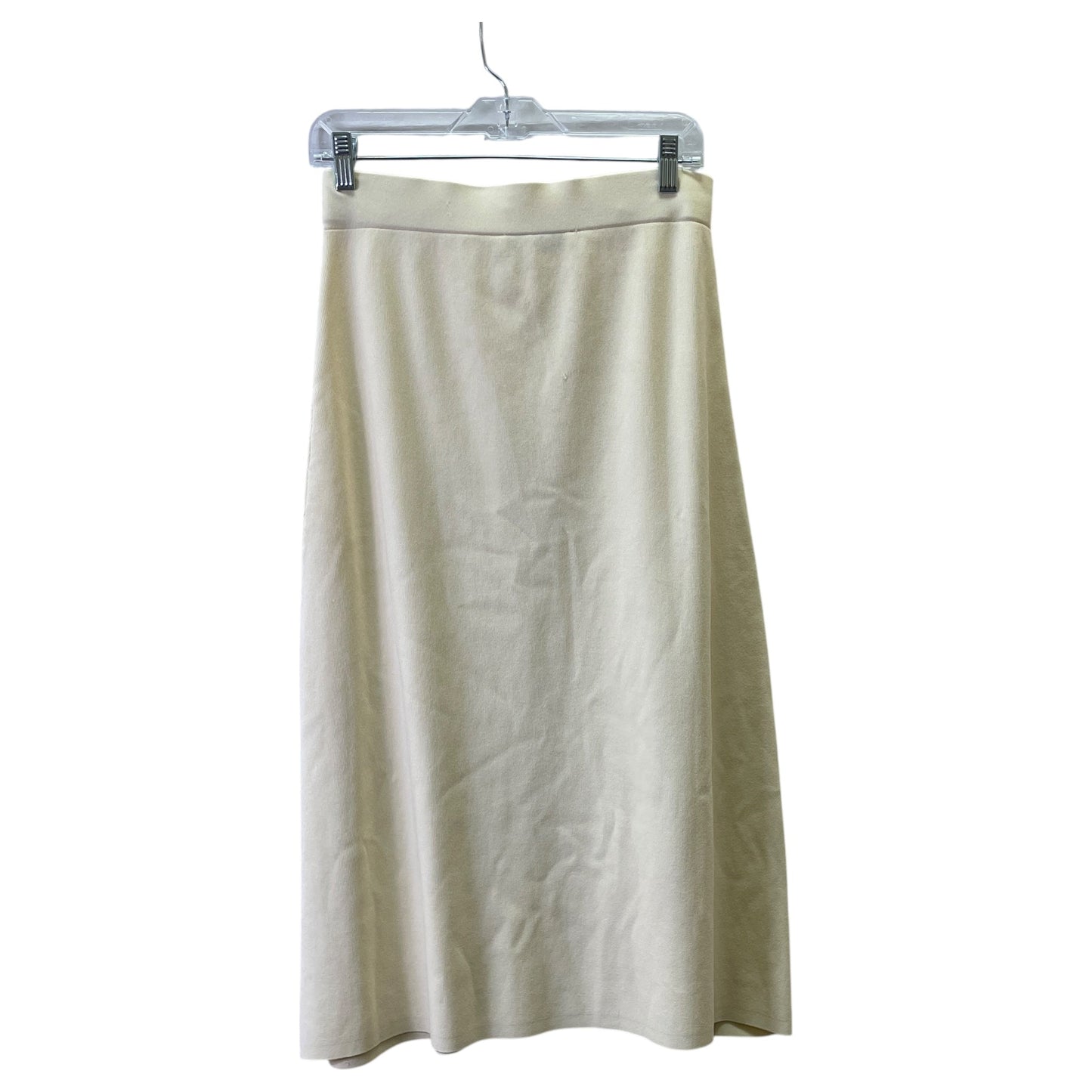 SKIRT MAXI by ZARA In CREAM, Size: M