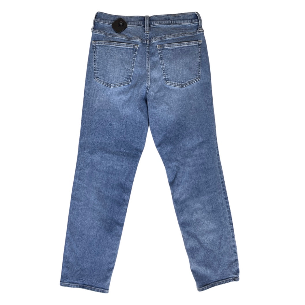 Jeans Straight By J. Crew In Blue Denim, Size:6