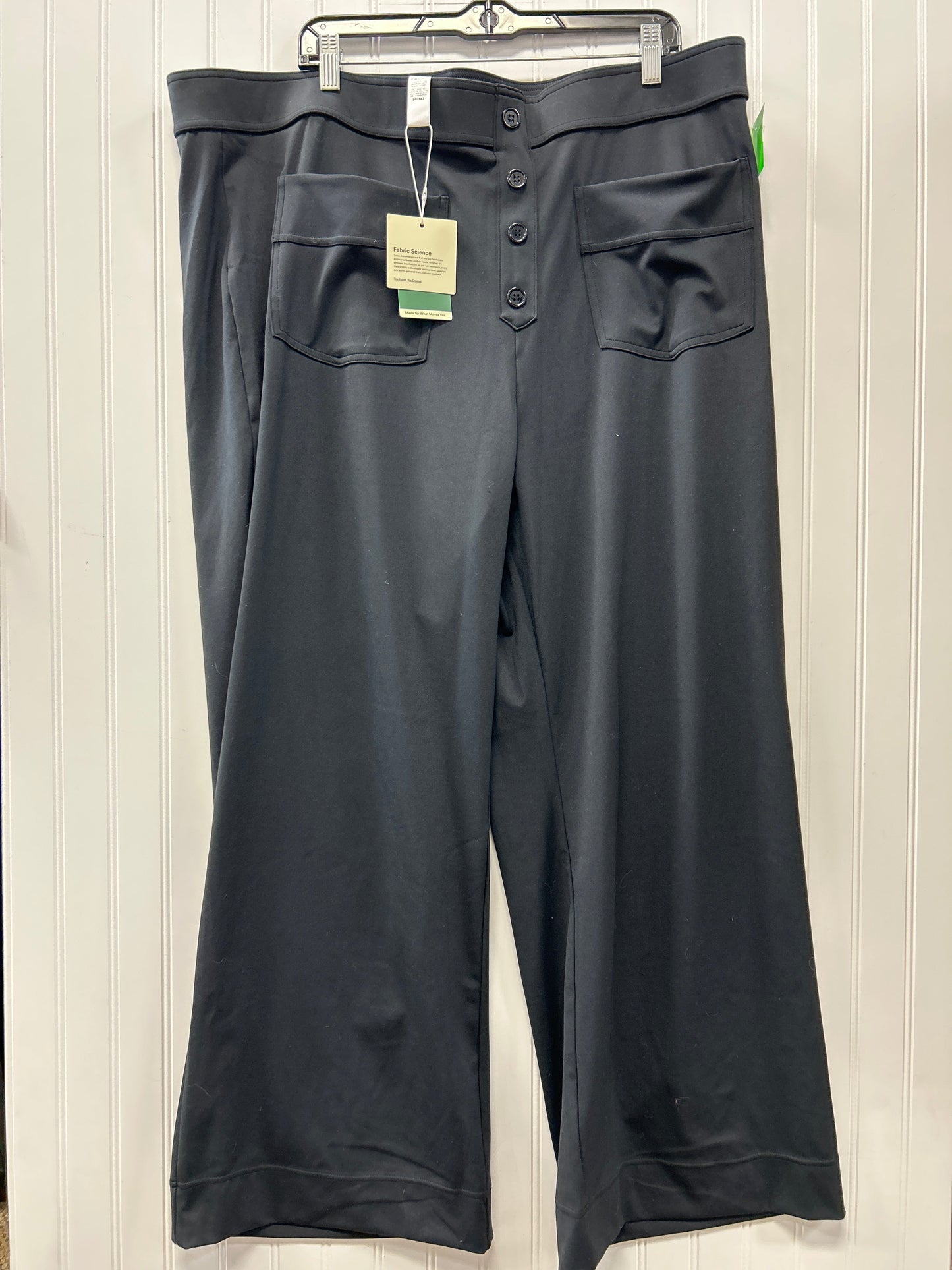 Athletic Pants By Halara In Black, Size:3X NWT