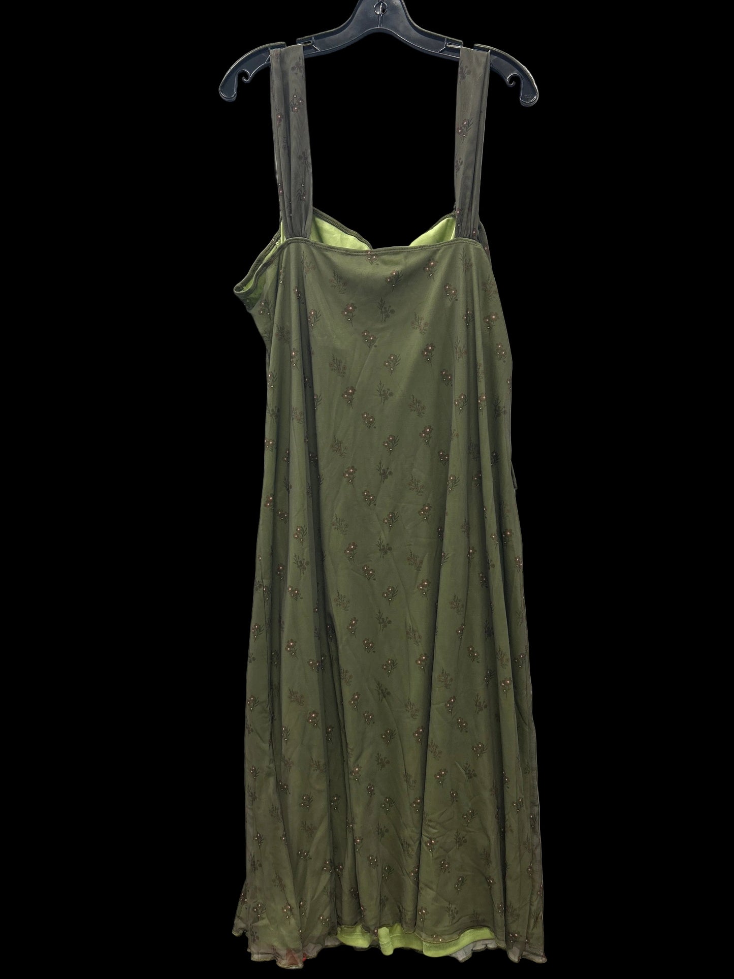 Dress Casual Maxi By Cider In Green, Size:XlNWT
