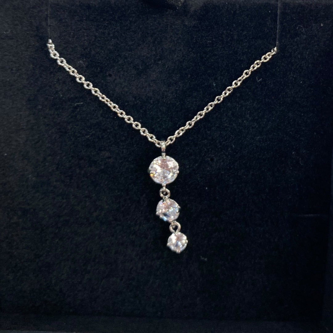 Necklace Other By Nine West In Silver