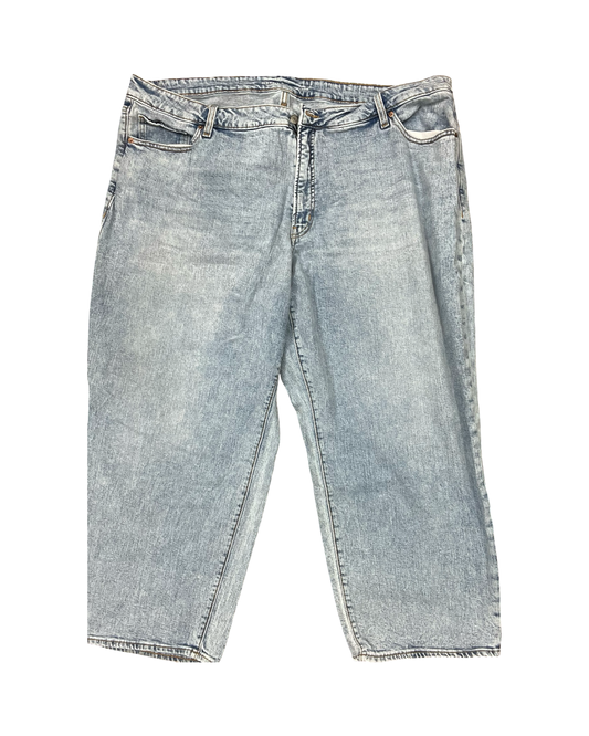 Jeans Wide Leg By Old Navy In Blue Denim, Size:24