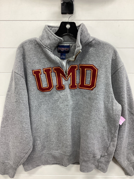 Athletic Top Ls Collar By Jansport In Ivory, Size:L