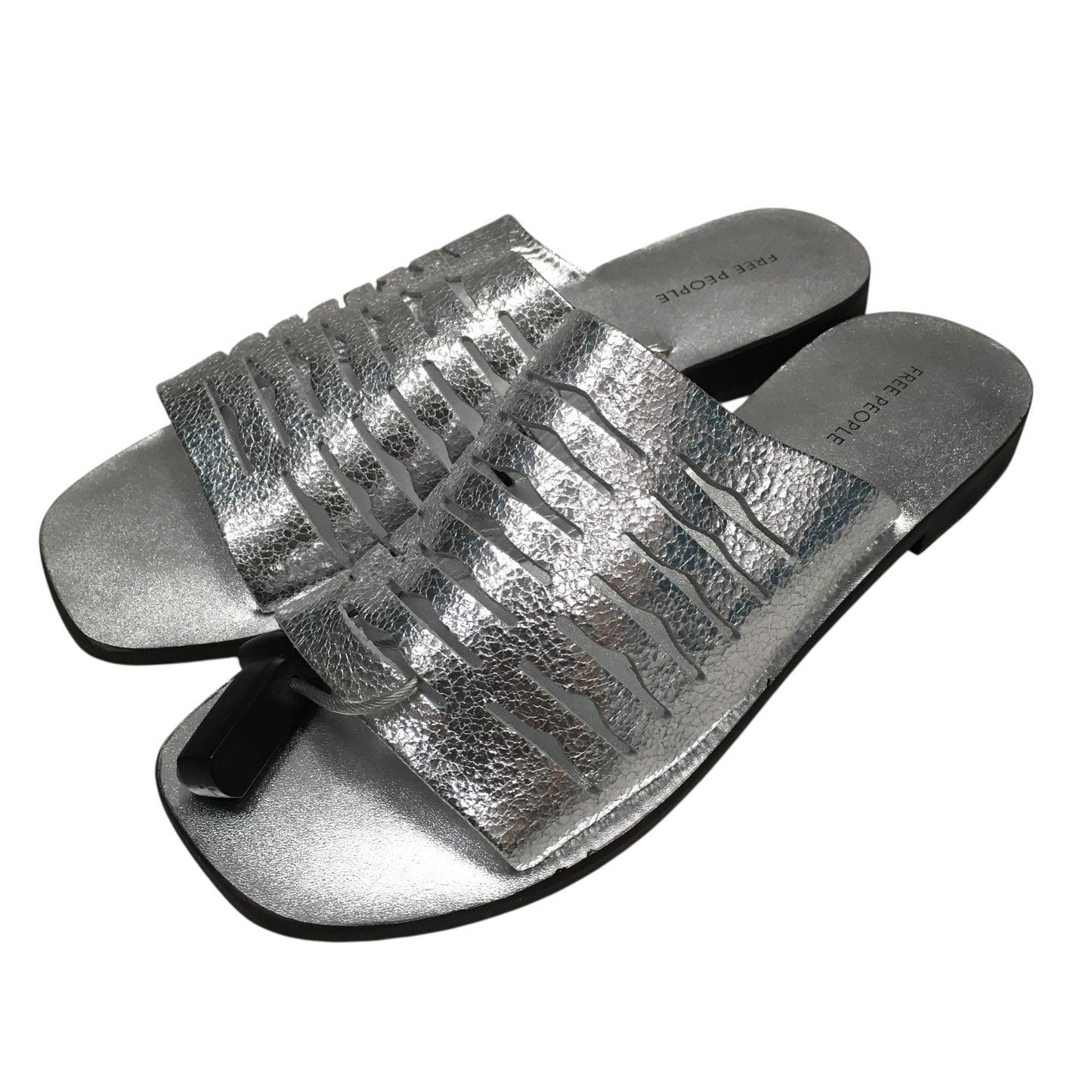 Sandals Flats By Free People In Silver, Size:7