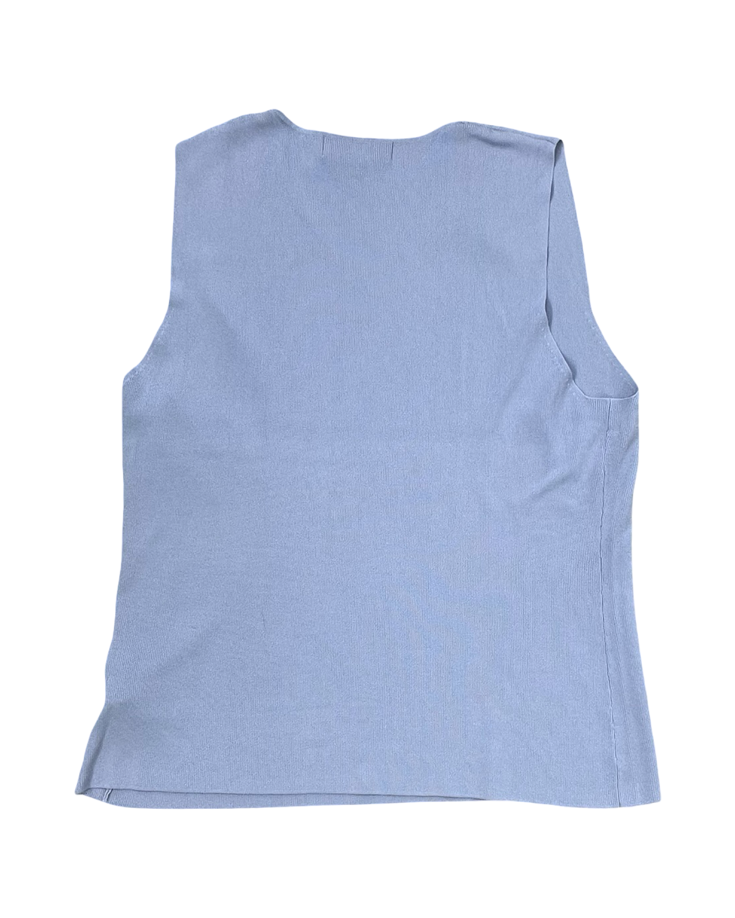 Top Sleeveless By Carolyn Taylor In Blue, Size:Xl