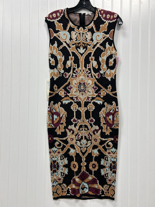 Dress Sweater By Cma In Black & Tan, Size:M NWT