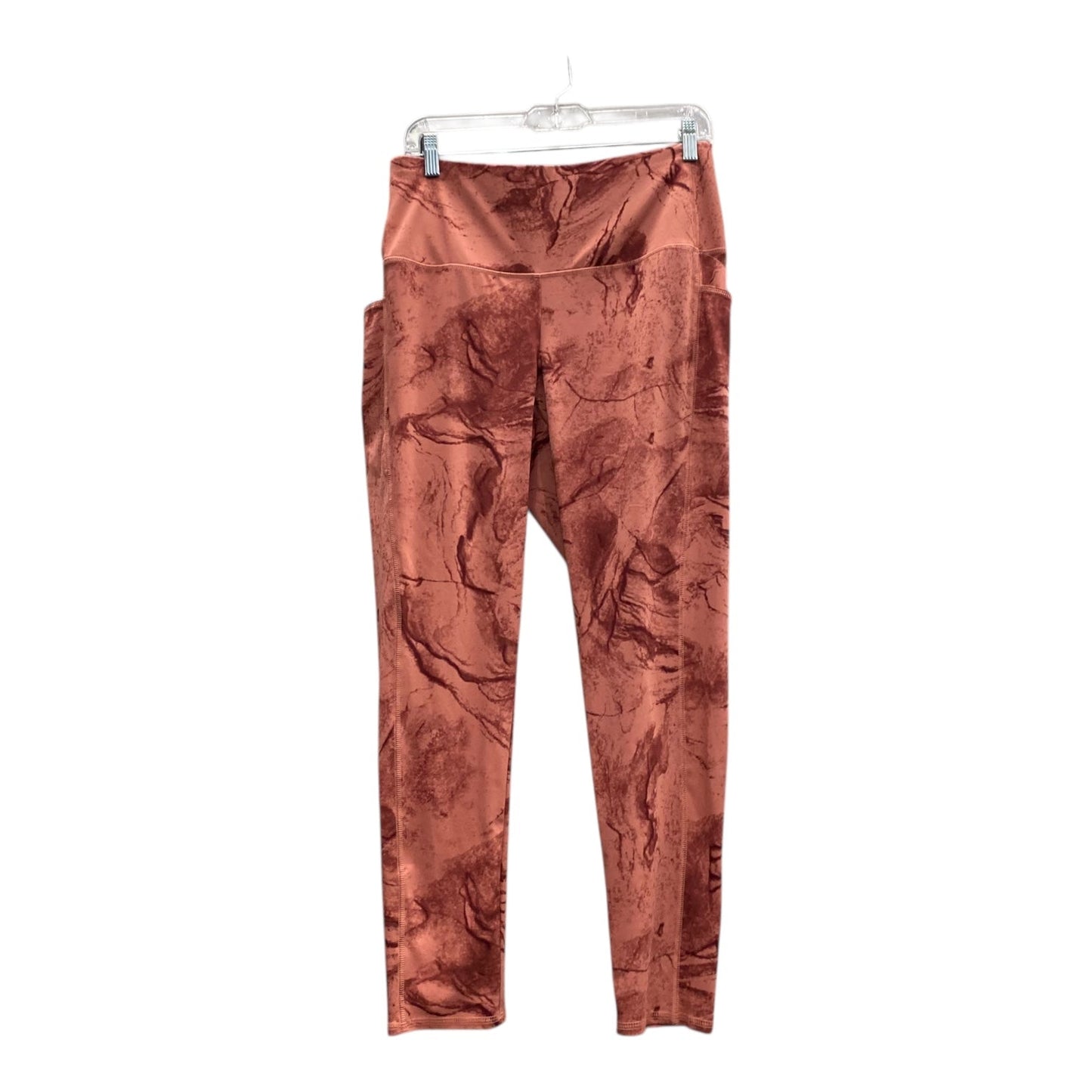 Athletic Leggings By Zenergy By Chicos In Orange, Size:Xl