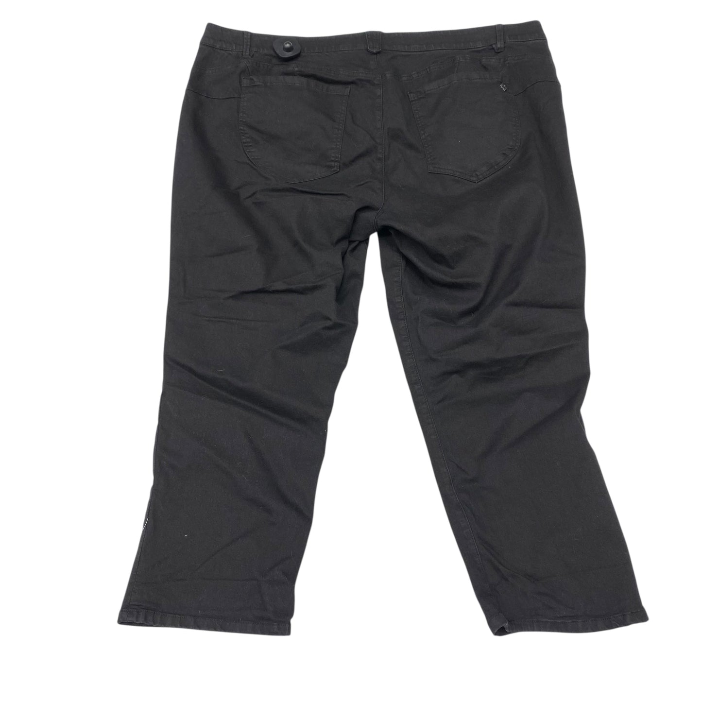 Jeans Straight By Democracy In Black Denim, Size:24