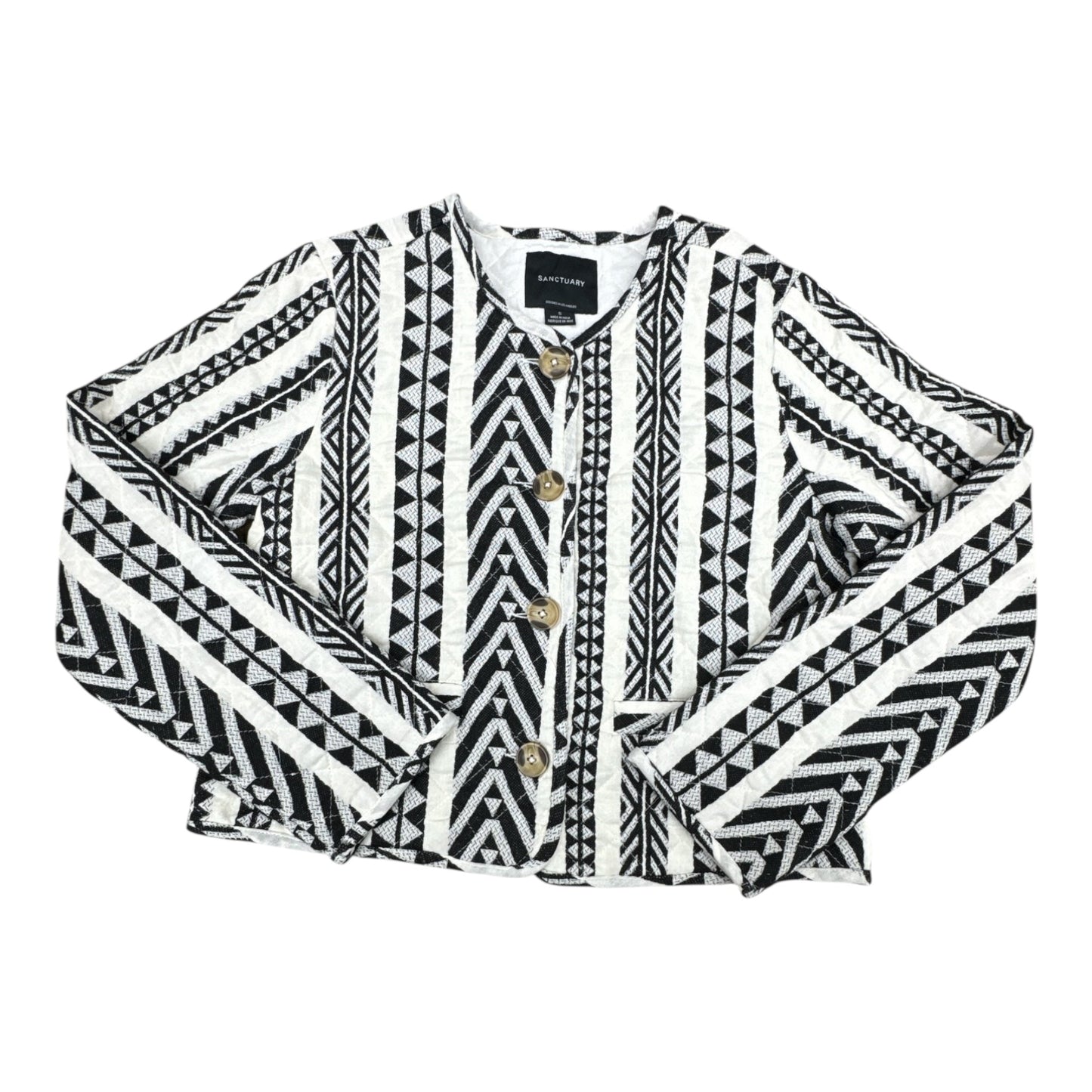 Blazer By Sanctuary In Black & White, Size:S