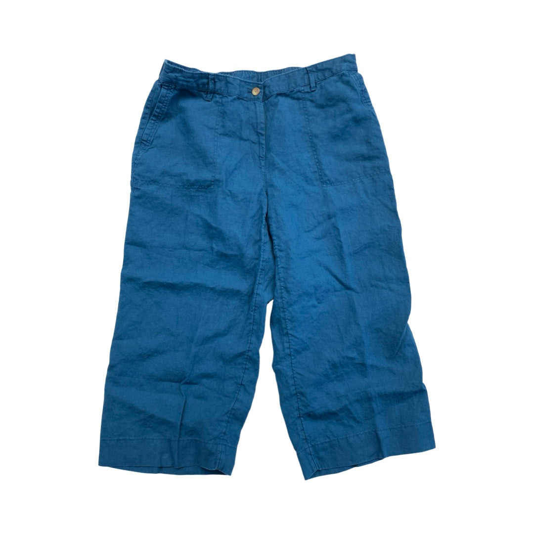 Pants Linen By J. Jill In Blue, Size:Xl