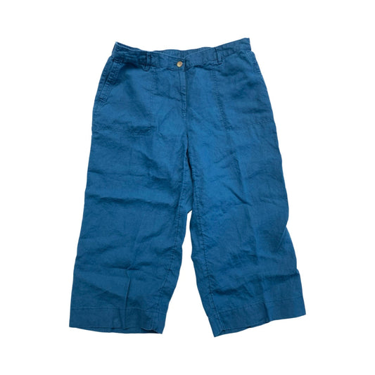 Pants Linen By J. Jill In Blue, Size:Xl
