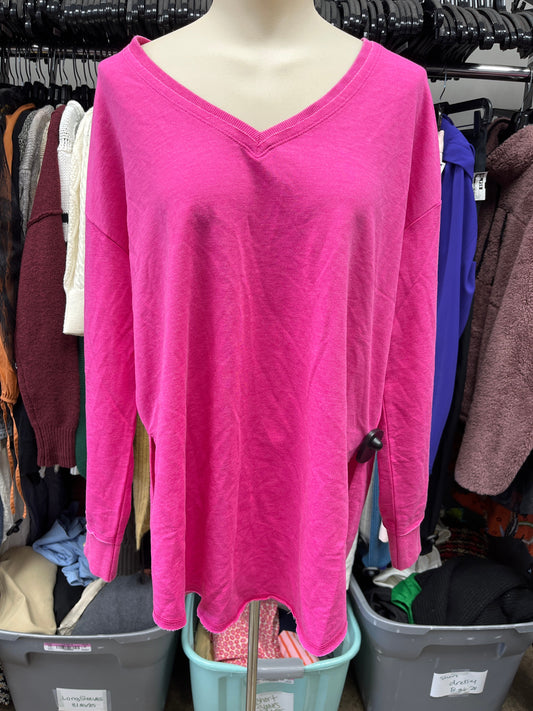 Top Ls By Z Supply In Pink, Size:S