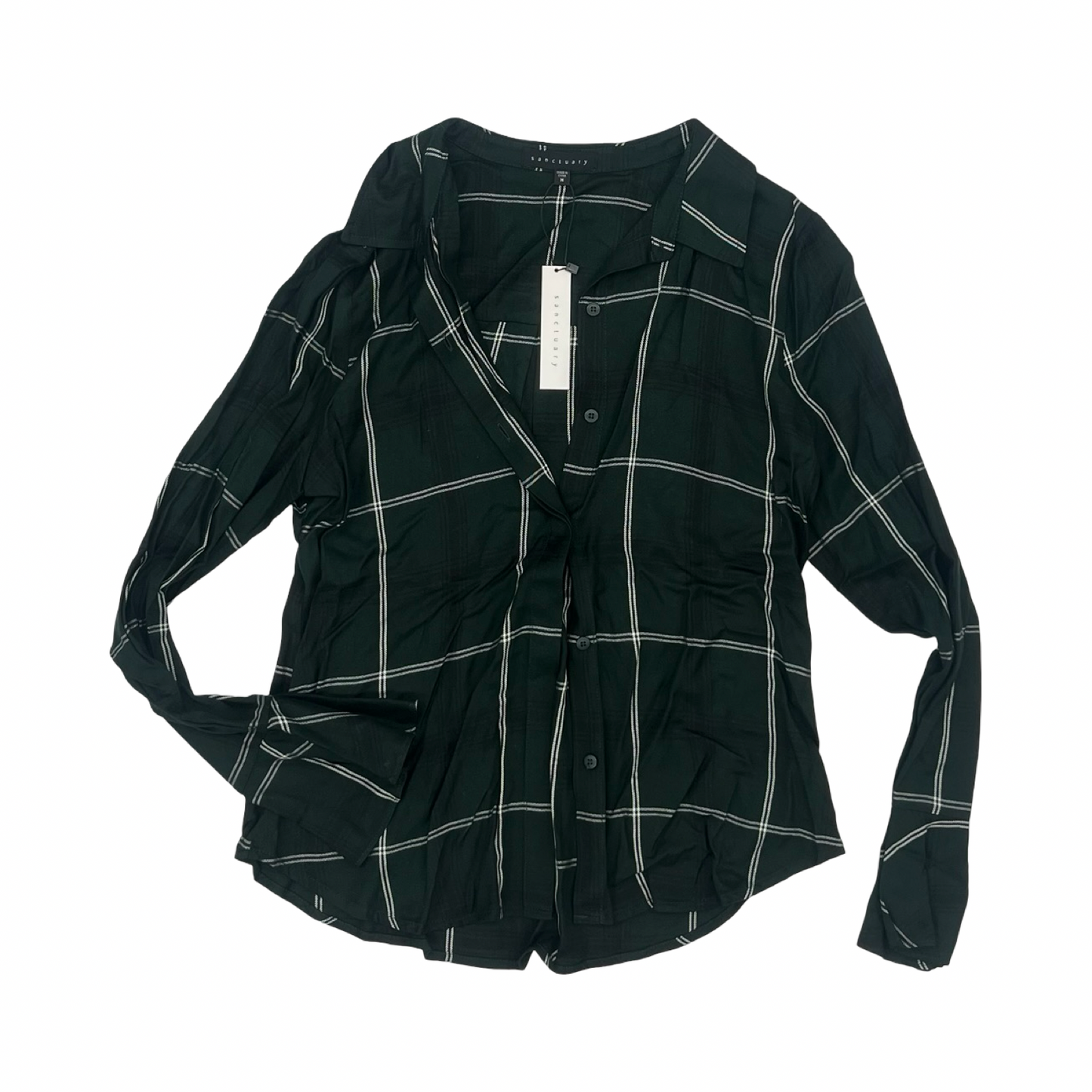 Blouse Ls By Sanctuary In Green, Size:M
