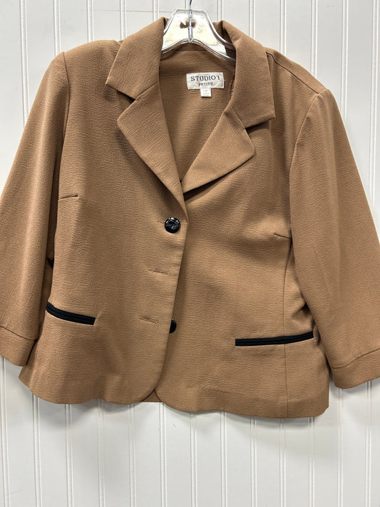 Blazer By Studio 1 In Brown, Size:12