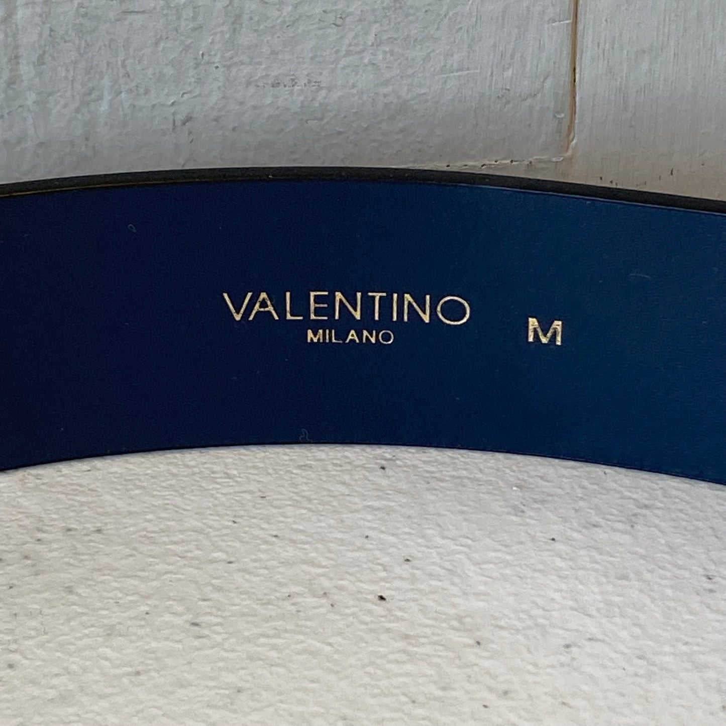 Belt Designer By Valentino-Mario In Blue & Gold