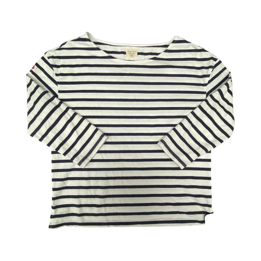 Top 3/4 Sleeve By Cmc In Striped Pattern, Size:Xs