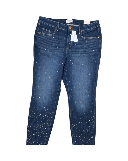 Jeans Skinny By Lane Bryant In Blue Denim, Size:18