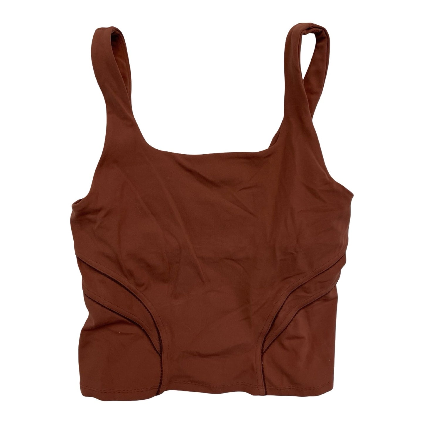 Athletic Tank Top By Lululemon In Orange, Size:4