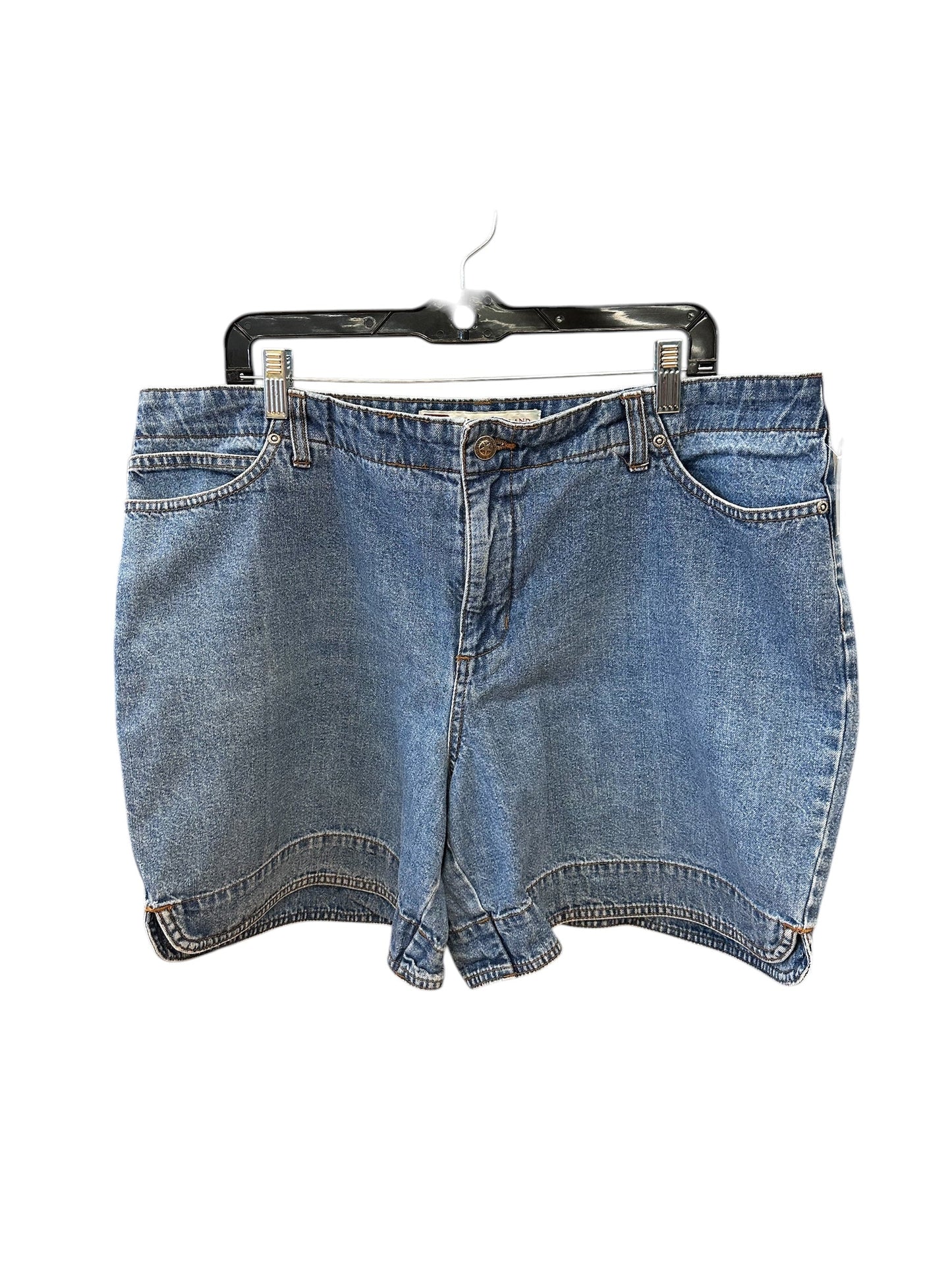 Shorts By Faded Glory In Blue Denim, Size:18