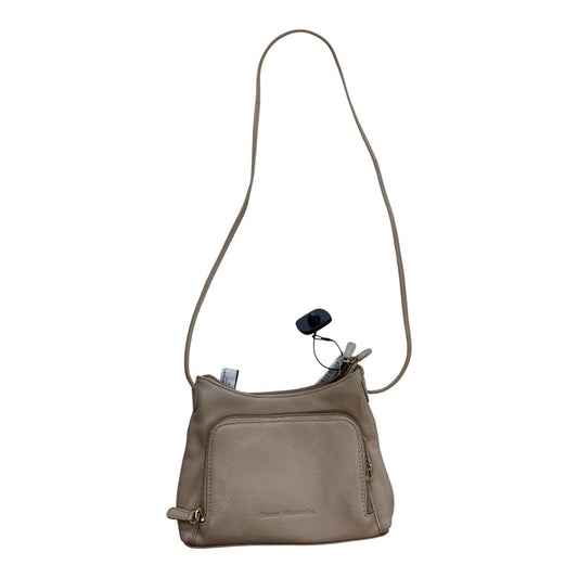 Handbag Leather By Stone Mountain In Beige, Size:Small