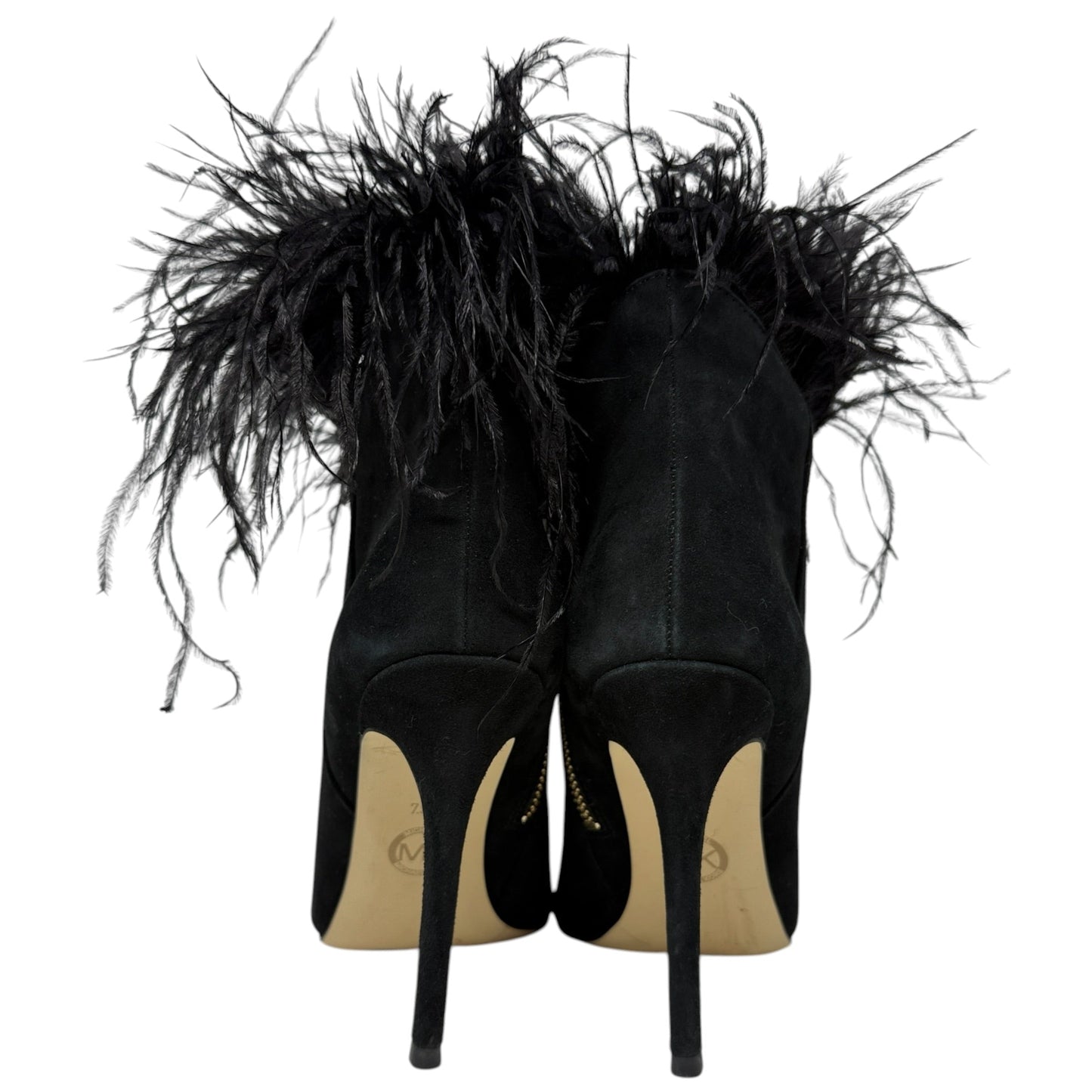 Whitby Feather Shooties By Michael By Michael Kors In Black, Size: 7.5
