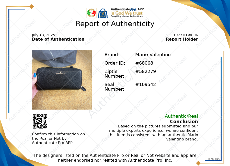 Wallet Designer By Valentino-mario, Size: Medium