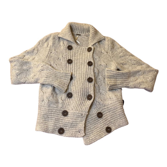 Sweater Cardigan By Free People In Beige, Size:Xs
